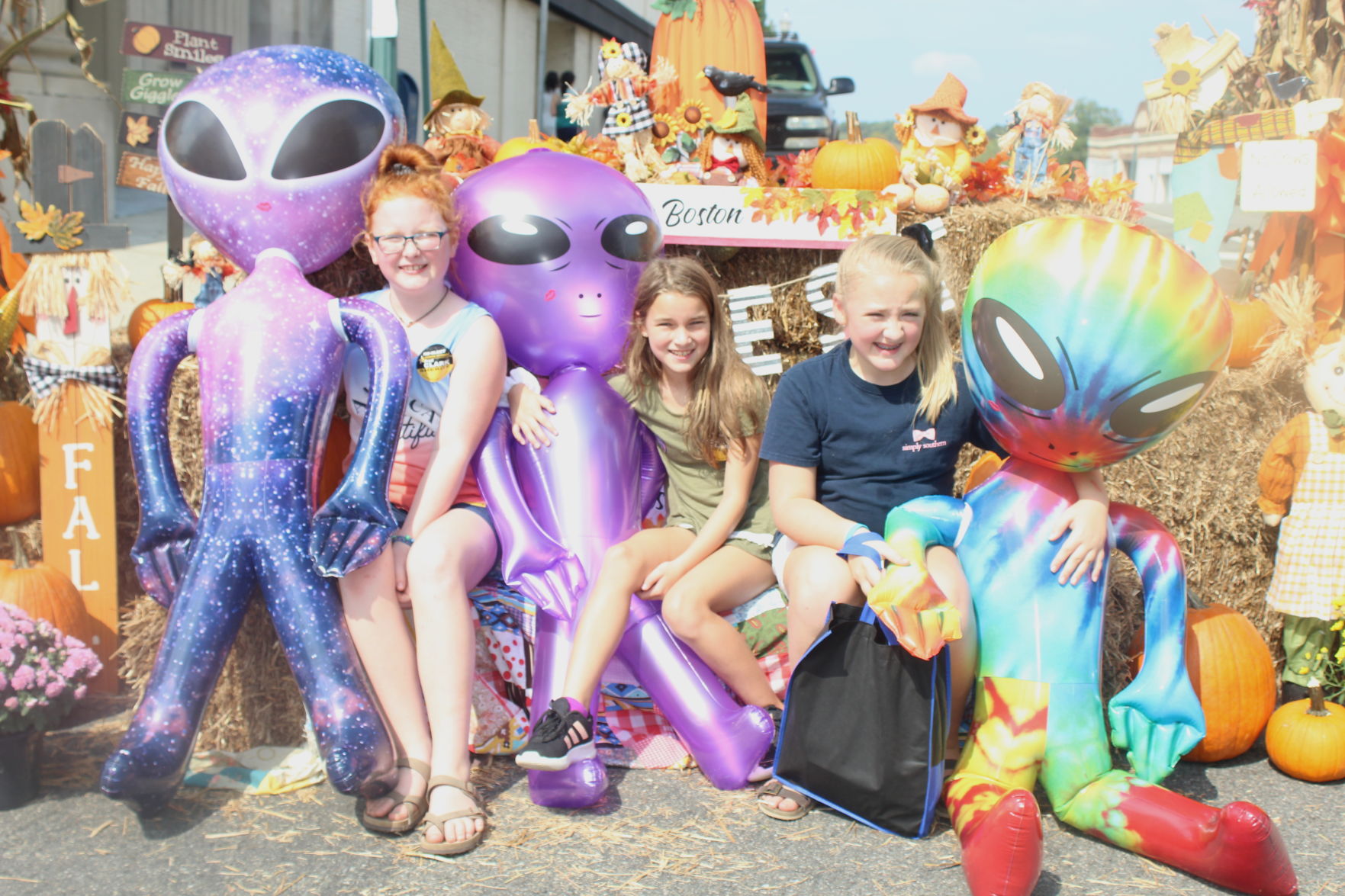 Aidson Owen, Maggie Mae Burton and Maggie Rose Hayes.
